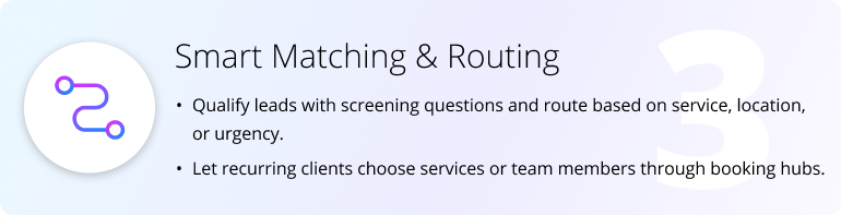 Schedule software with routing