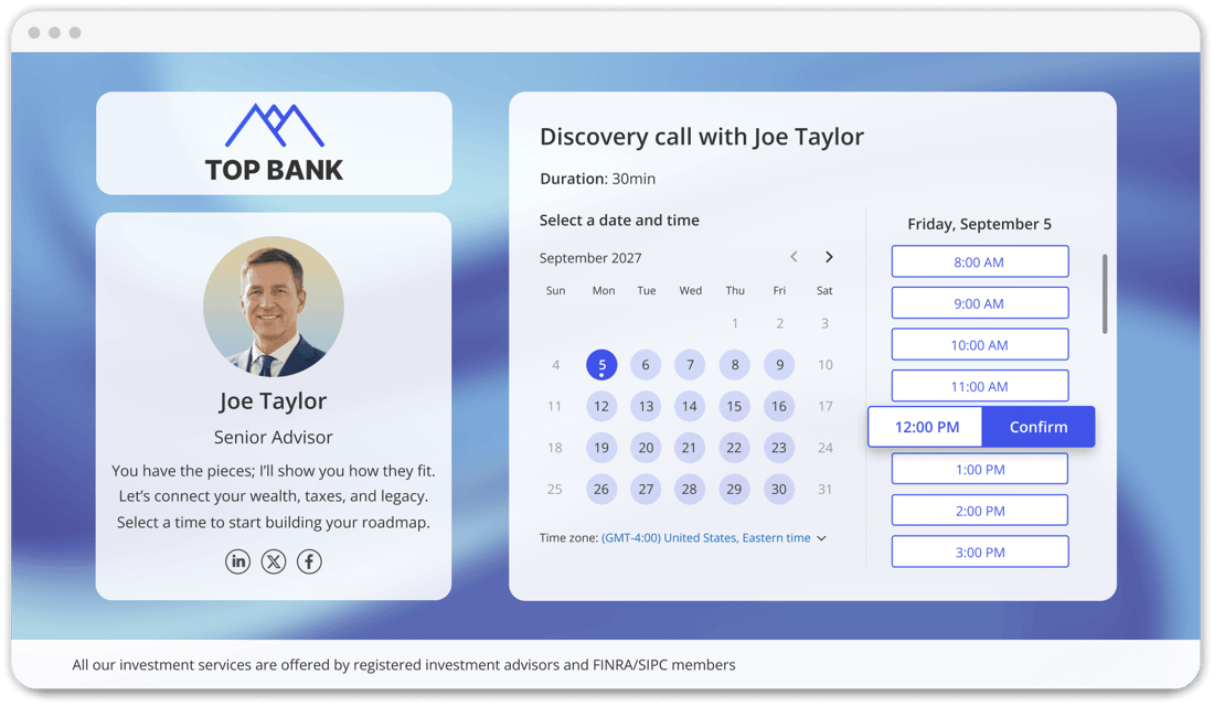 A Booking Page You Can Be Proud Of