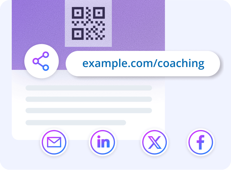 Share Your Booking Link Across All Channels, Online and Offline