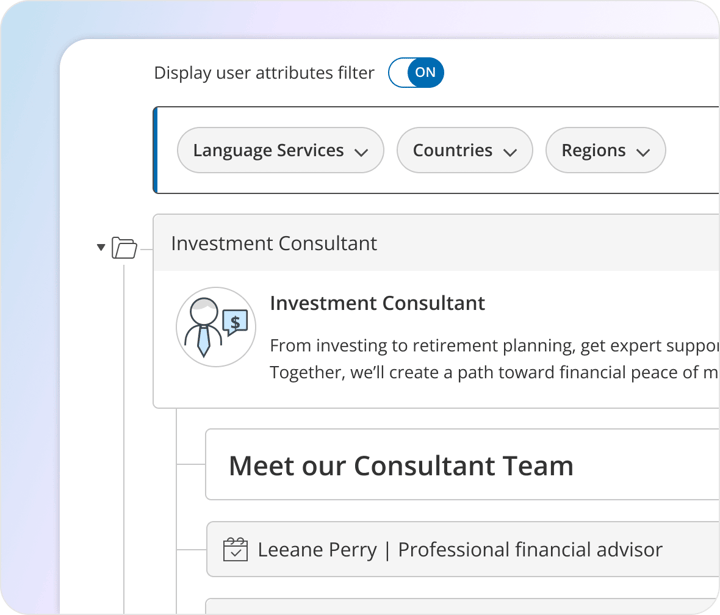Dynamic Attribute Filtering