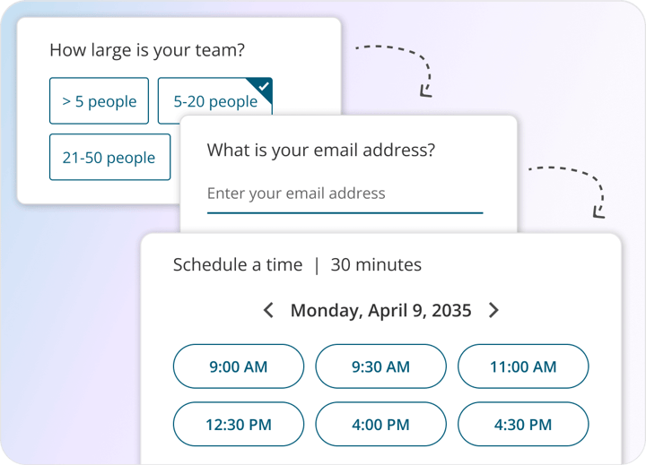 In-Form Scheduling Experience