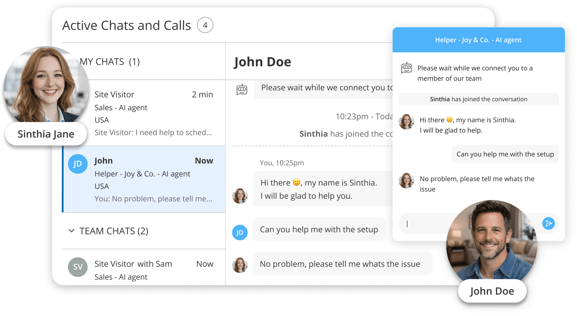Instant Human Engagements