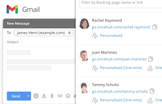 OnceHub Gmail integration