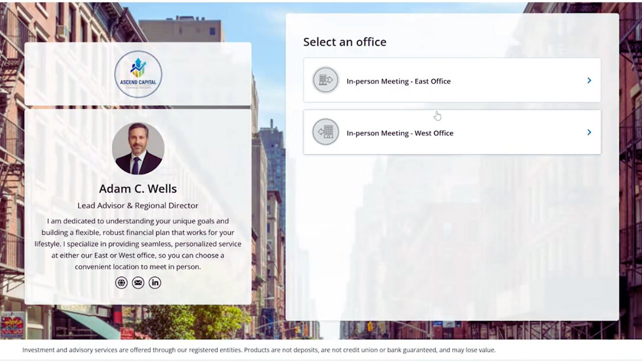 Multi Location Financial Advisor