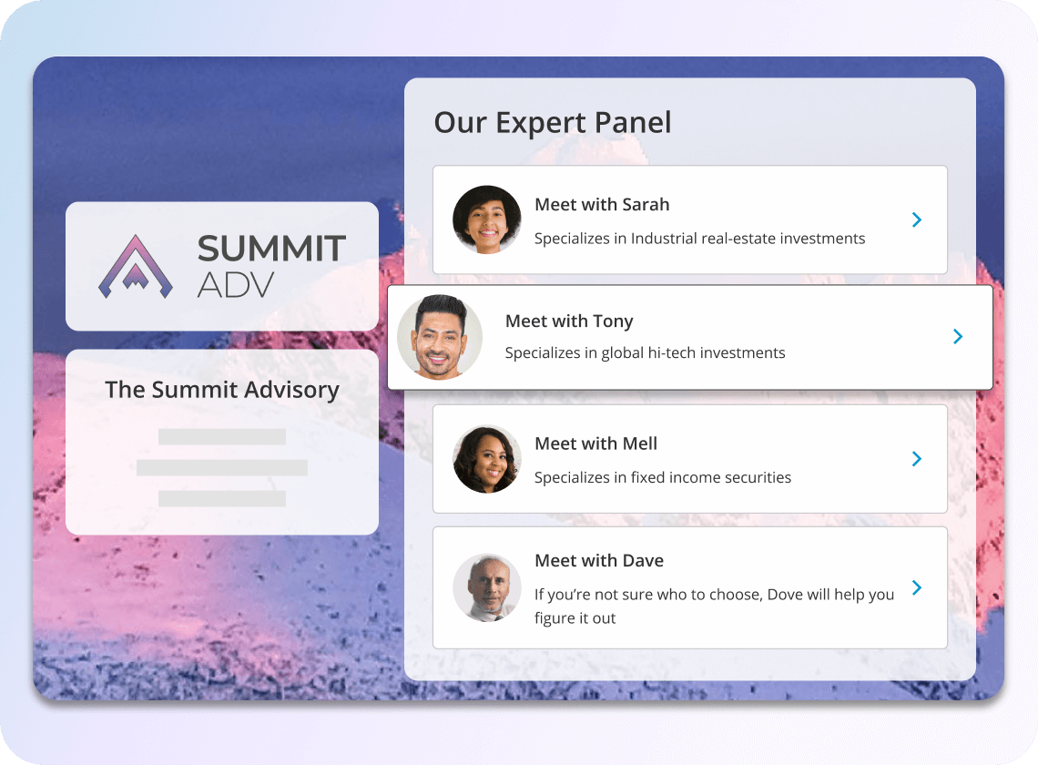 Oncehub's appointment scheduling tool