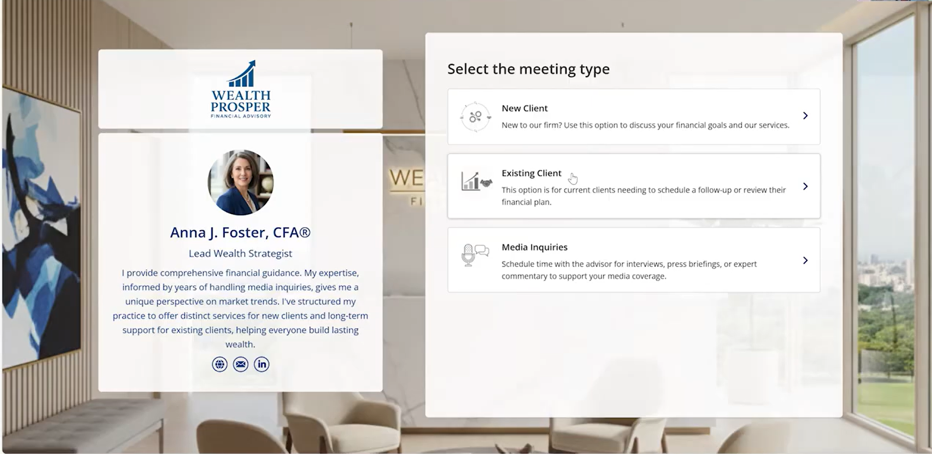 Senior Financial Advisor