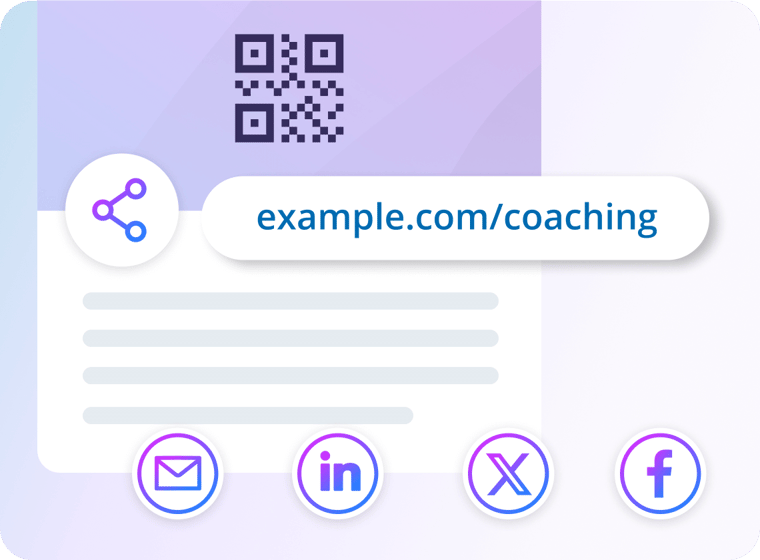 Share Your Booking Link Across All Channels, Online and Offline (1)
