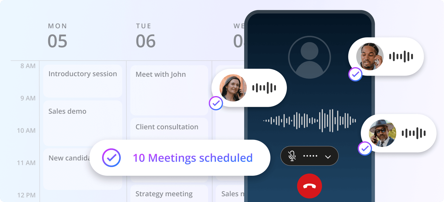 ai scheduling with phone