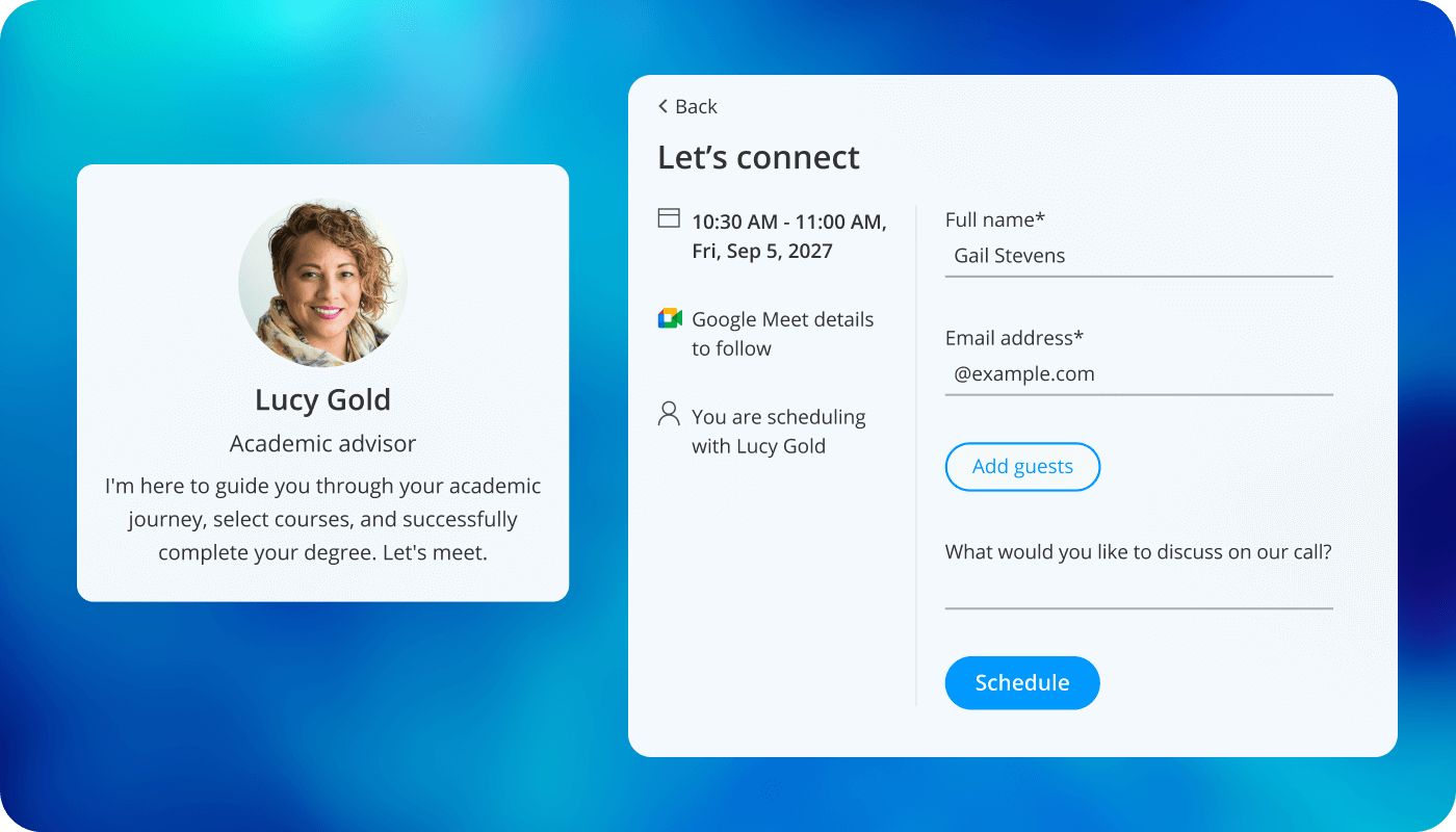 Booking software 