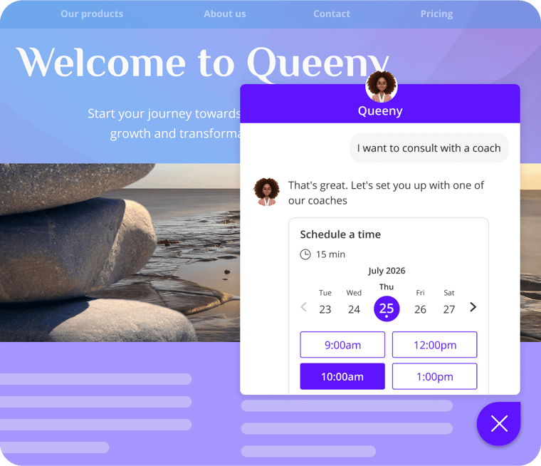 Embed Conversational Elements Directly into Your Website