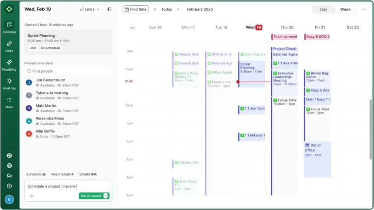 Clockwise interface screengrab 