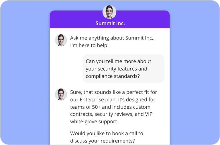 web visitor widget