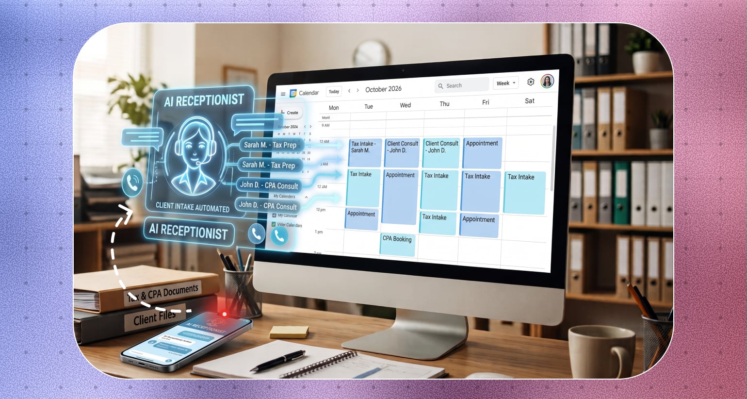 How AI Receptionists Can Automate Client Intake for CPA and Tax Firms